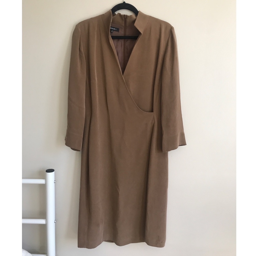 100% silk wrap dress, Lafayette 148